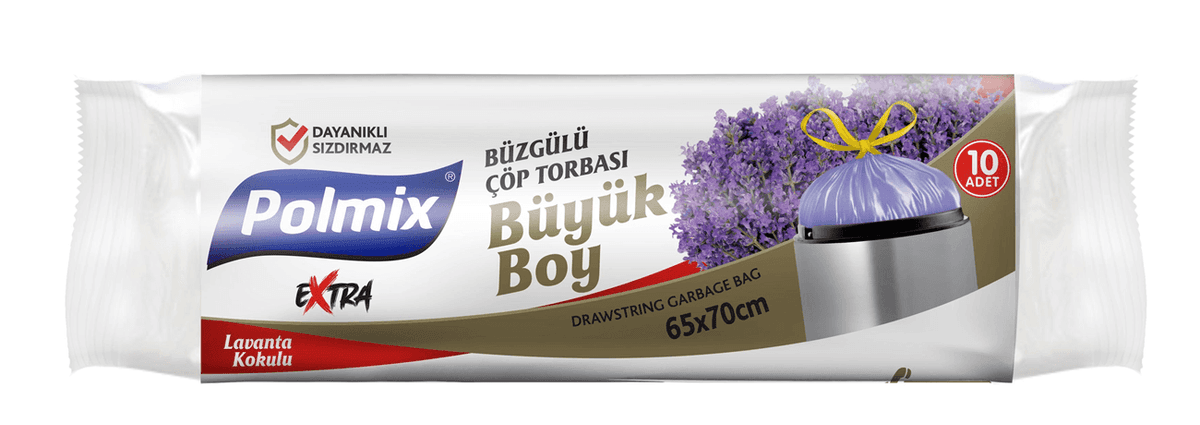 Extra Güçlü Büzgülü Lavanta Kokulu Büyük Boy