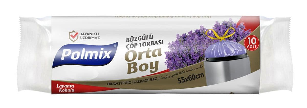 Extra Güçlü Büzgülü Lavanta Kokulu Orta Boy