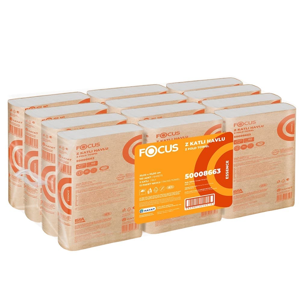 Focus Essence Z Katlı Havlu / 150 Yaprak