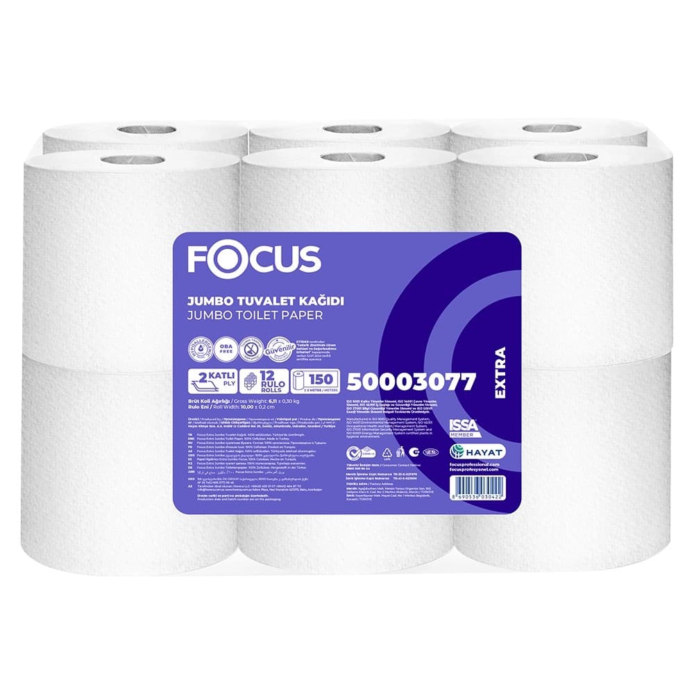 Focus Extra Jumbo Tuvalet Kağıdı / 12 Rulo