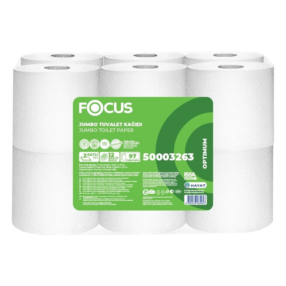 Focus Optimum Jumbo Tuvalet Kağıdı / 12 Rulo