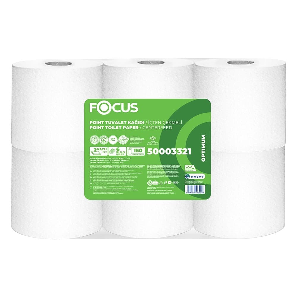 Focus Optimum Point / İçten Çekmeli Tuvalet Kağıdı / 6 Rulo