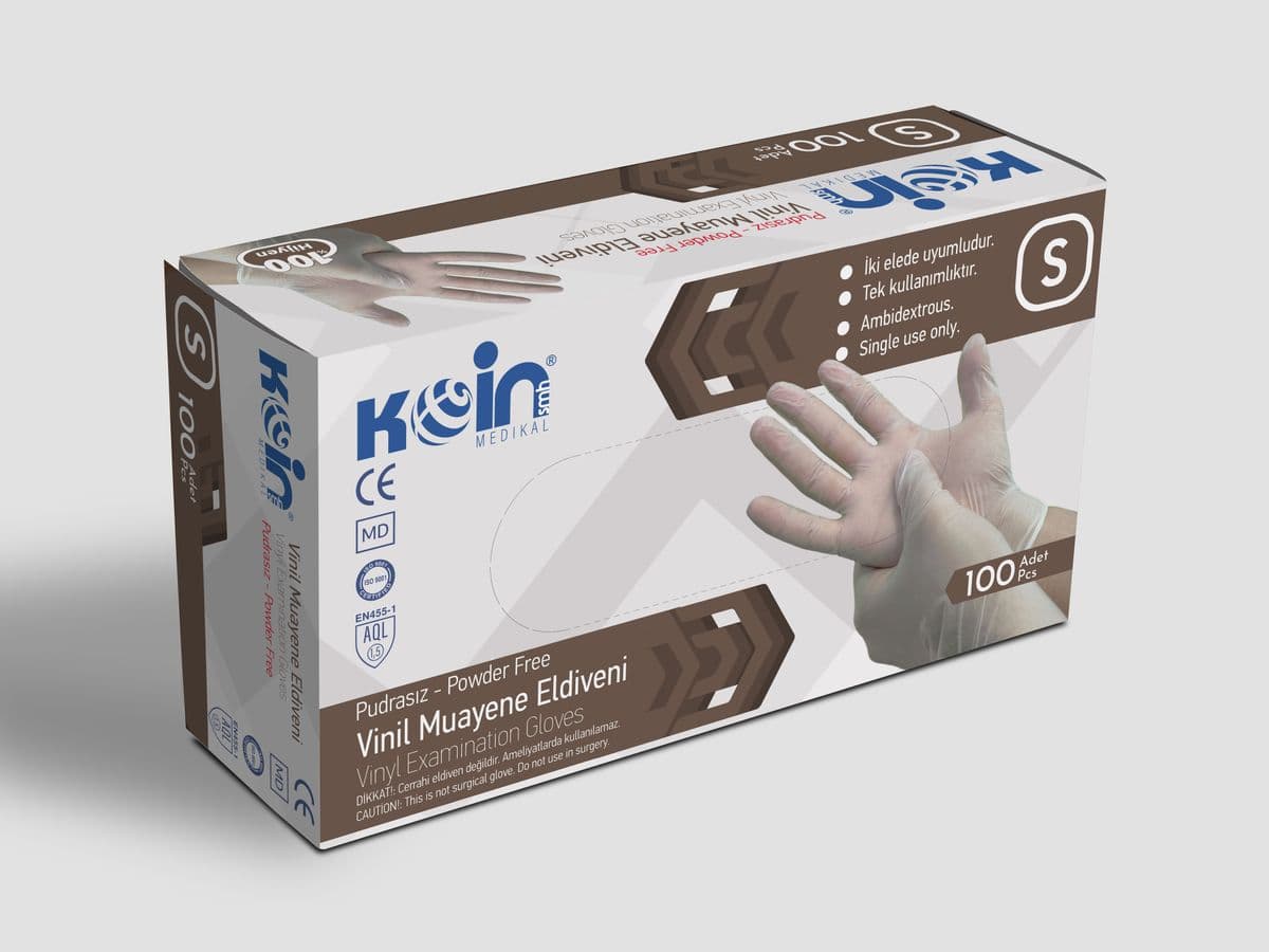 Clear Vinyl Glove Small