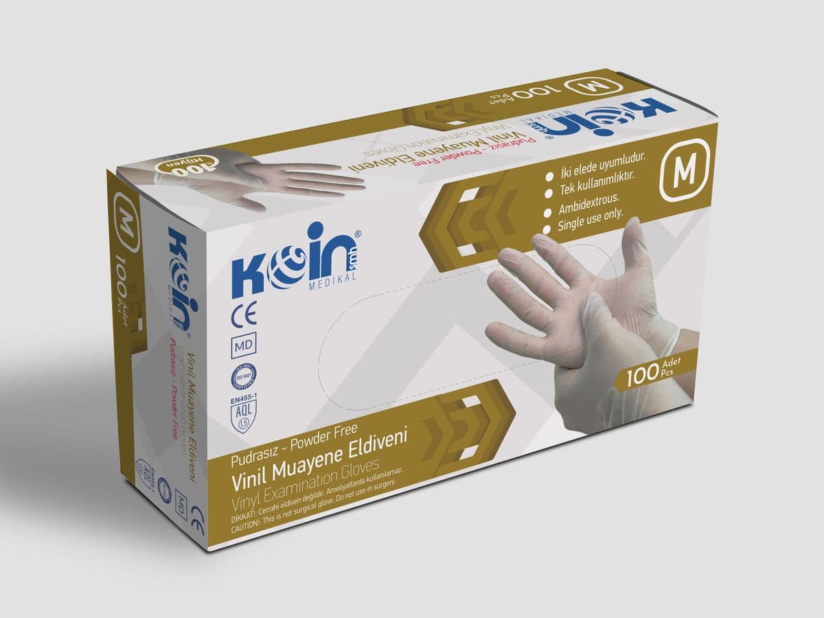 Clear Vinyl Glove Medium