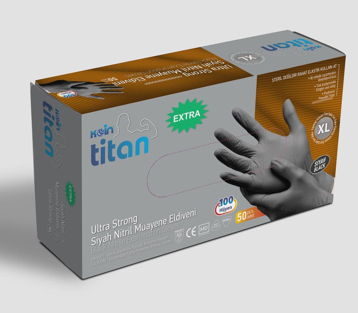 Black Titan Extra Glove Extra Large